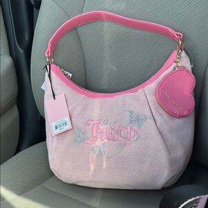 Juicy Couture Pink Wingin It Shoulder Bag